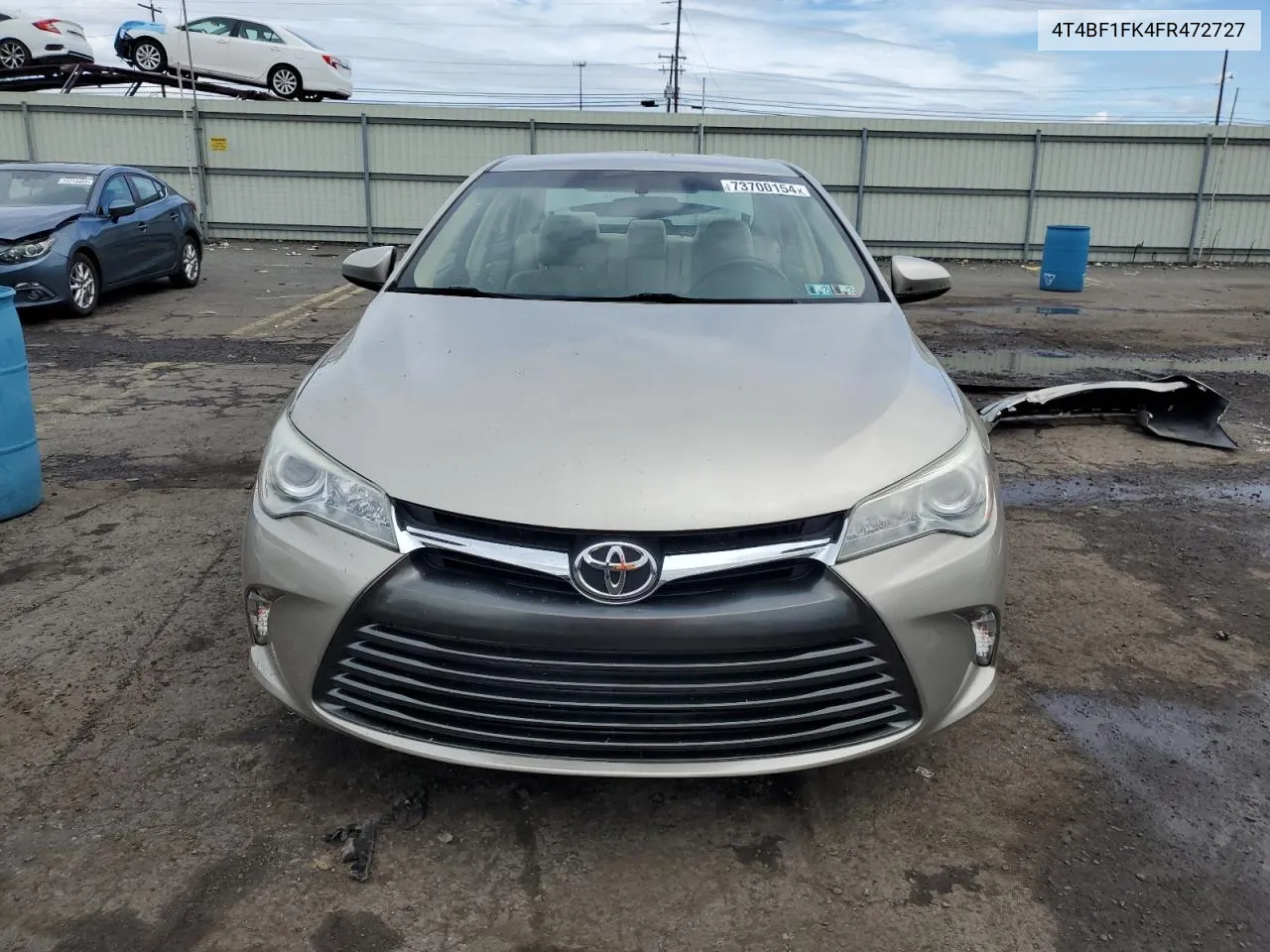 2015 Toyota Camry Le VIN: 4T4BF1FK4FR472727 Lot: 73700154