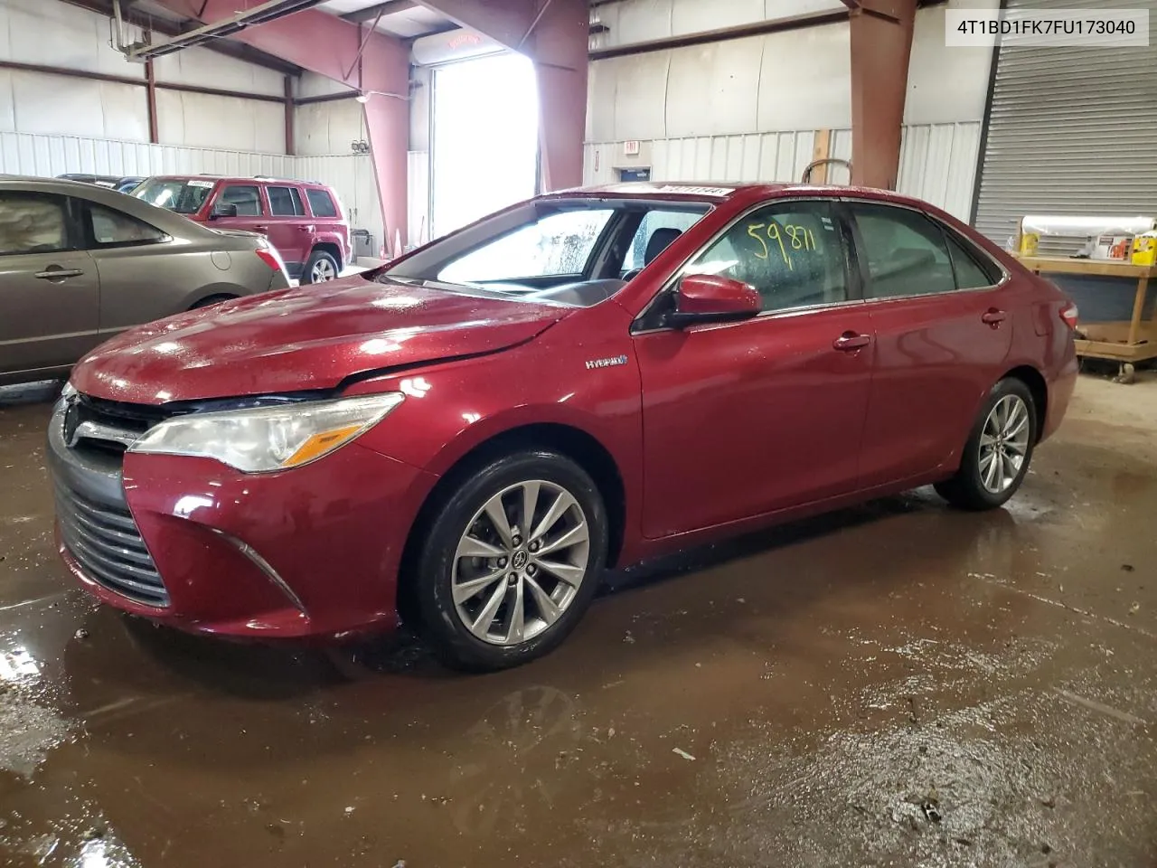 2015 Toyota Camry Hybrid VIN: 4T1BD1FK7FU173040 Lot: 73711144