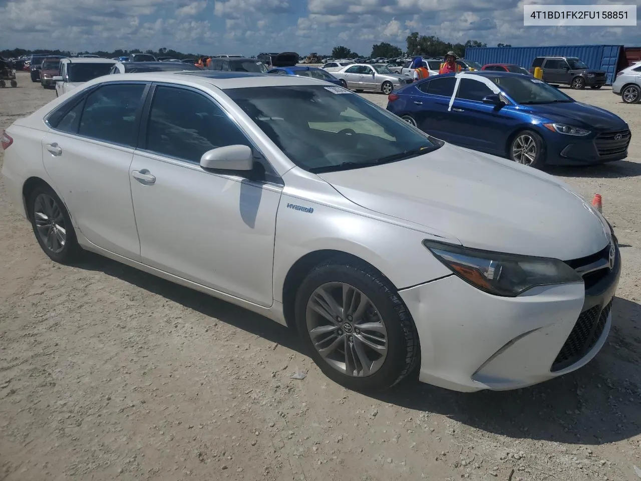 2015 Toyota Camry Hybrid VIN: 4T1BD1FK2FU158851 Lot: 73803454