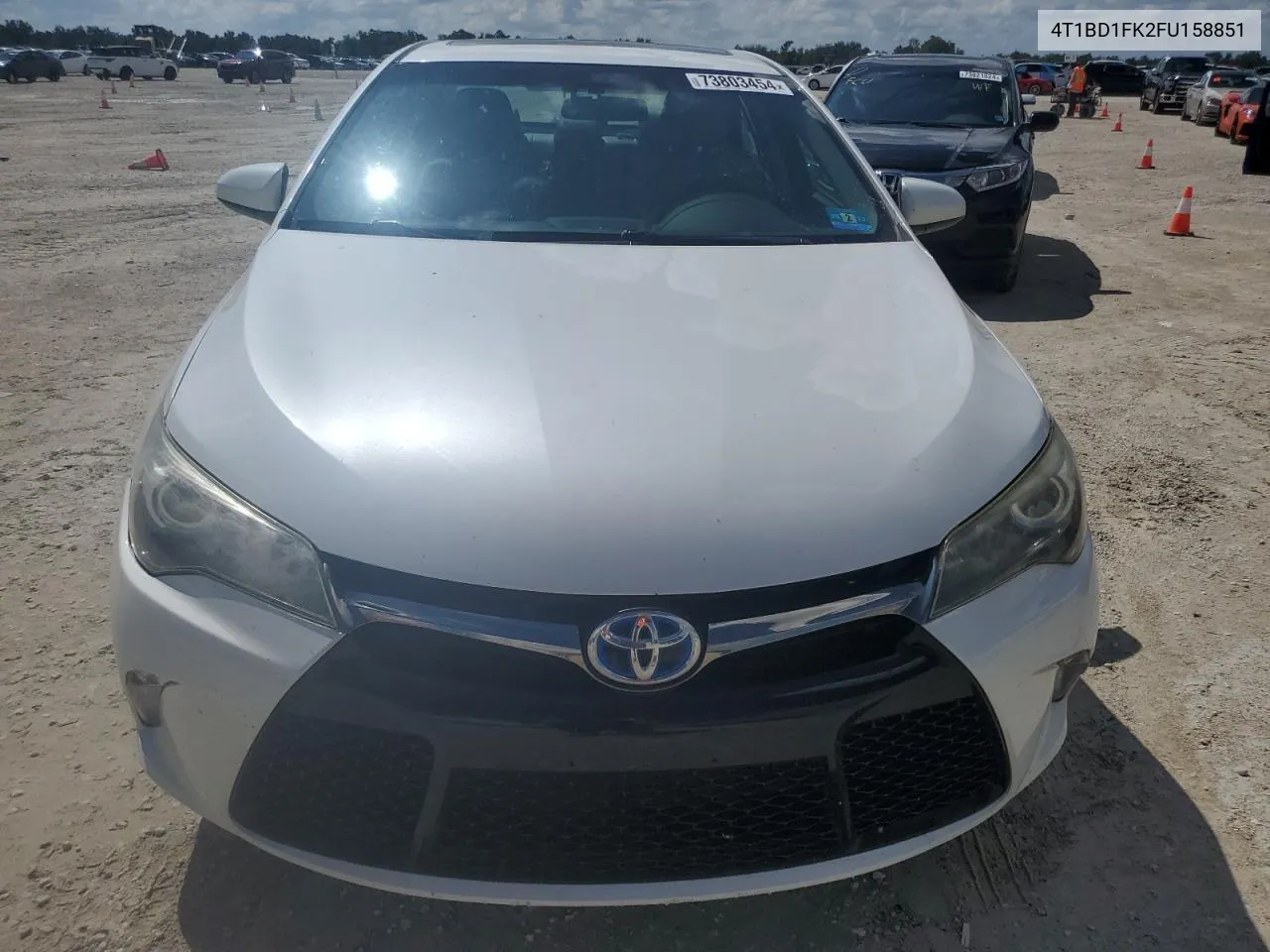 2015 Toyota Camry Hybrid VIN: 4T1BD1FK2FU158851 Lot: 73803454