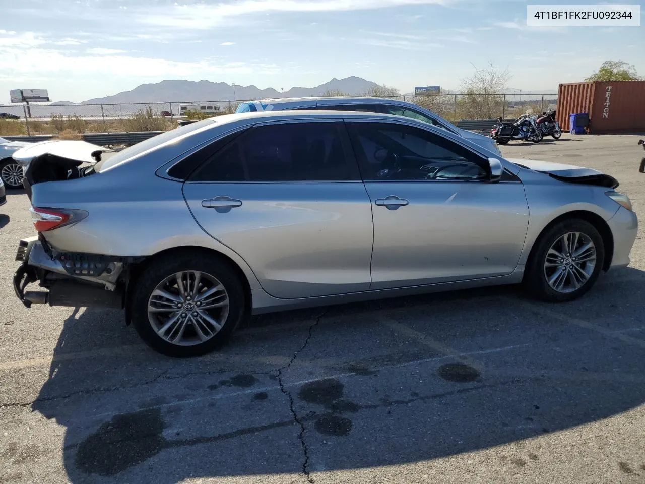 2015 Toyota Camry Le VIN: 4T1BF1FK2FU092344 Lot: 75036314