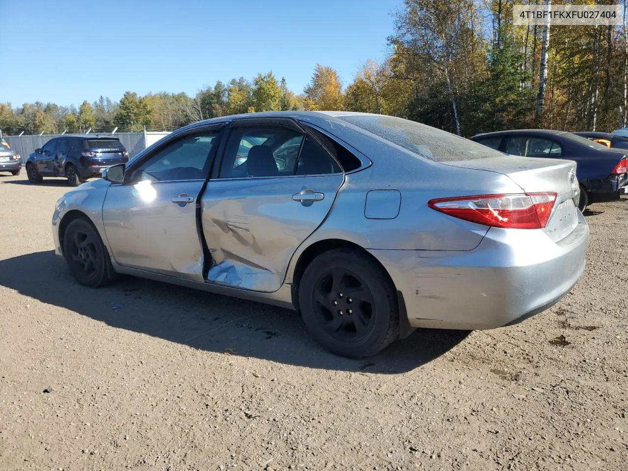 2015 Toyota Camry Le VIN: 4T1BF1FKXFU027404 Lot: 75889094