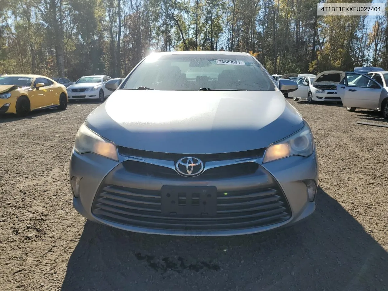 2015 Toyota Camry Le VIN: 4T1BF1FKXFU027404 Lot: 75889094