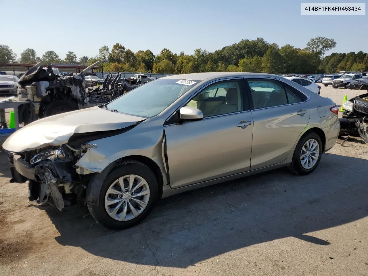 2015 Toyota Camry Le VIN: 4T4BF1FK4FR453434 Lot: 76051764