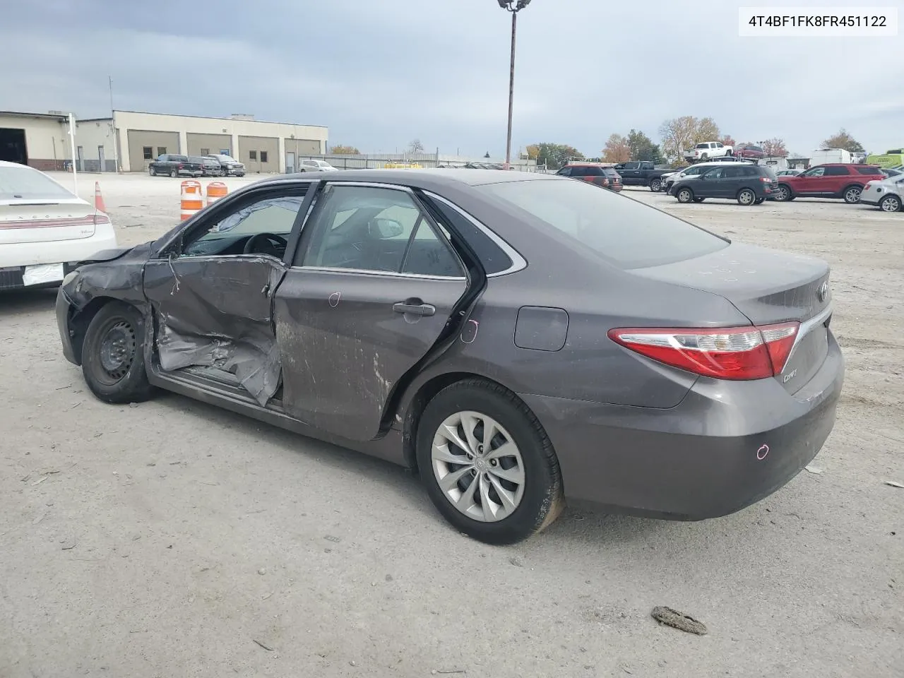 2015 Toyota Camry Le VIN: 4T4BF1FK8FR451122 Lot: 76916314