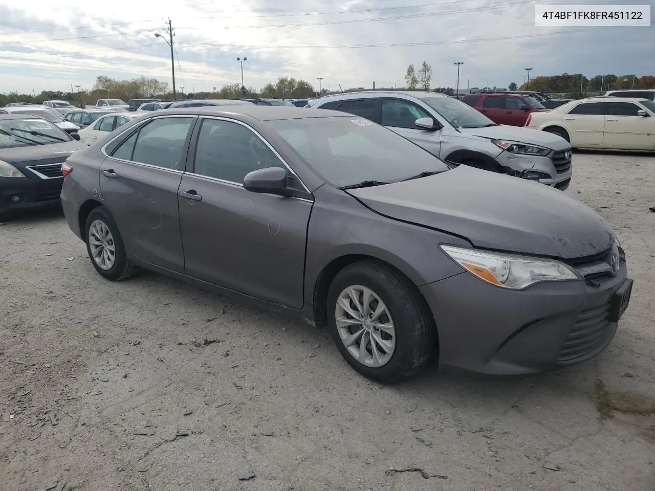 2015 Toyota Camry Le VIN: 4T4BF1FK8FR451122 Lot: 76916314