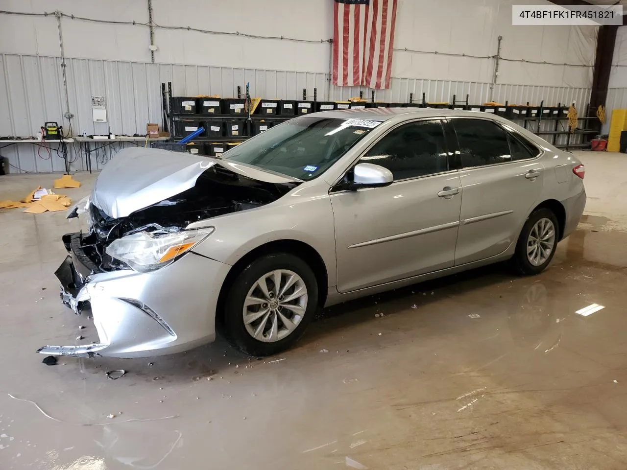 2015 Toyota Camry Le VIN: 4T4BF1FK1FR451821 Lot: 77004844