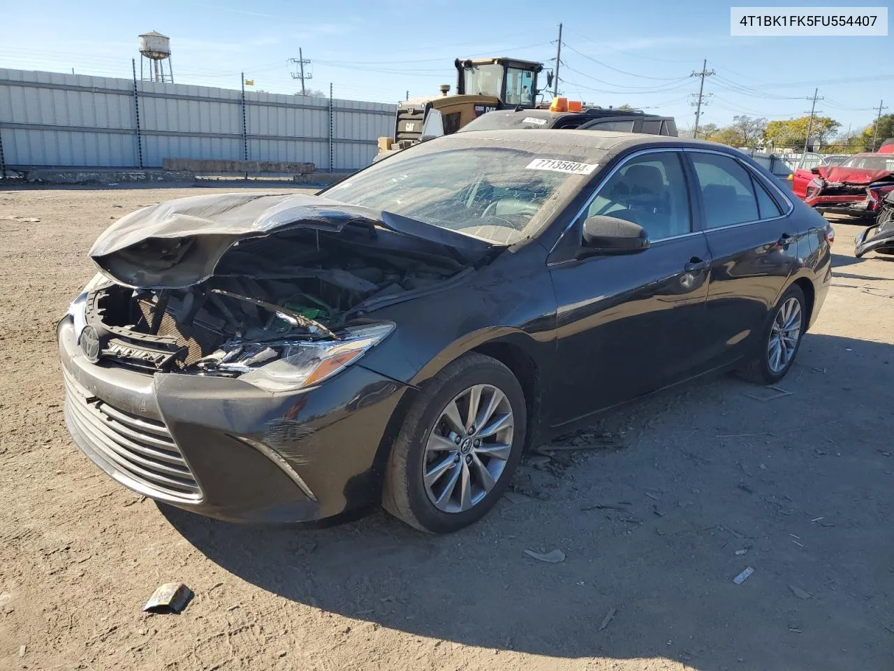 2015 Toyota Camry Xse VIN: 4T1BK1FK5FU554407 Lot: 77135604