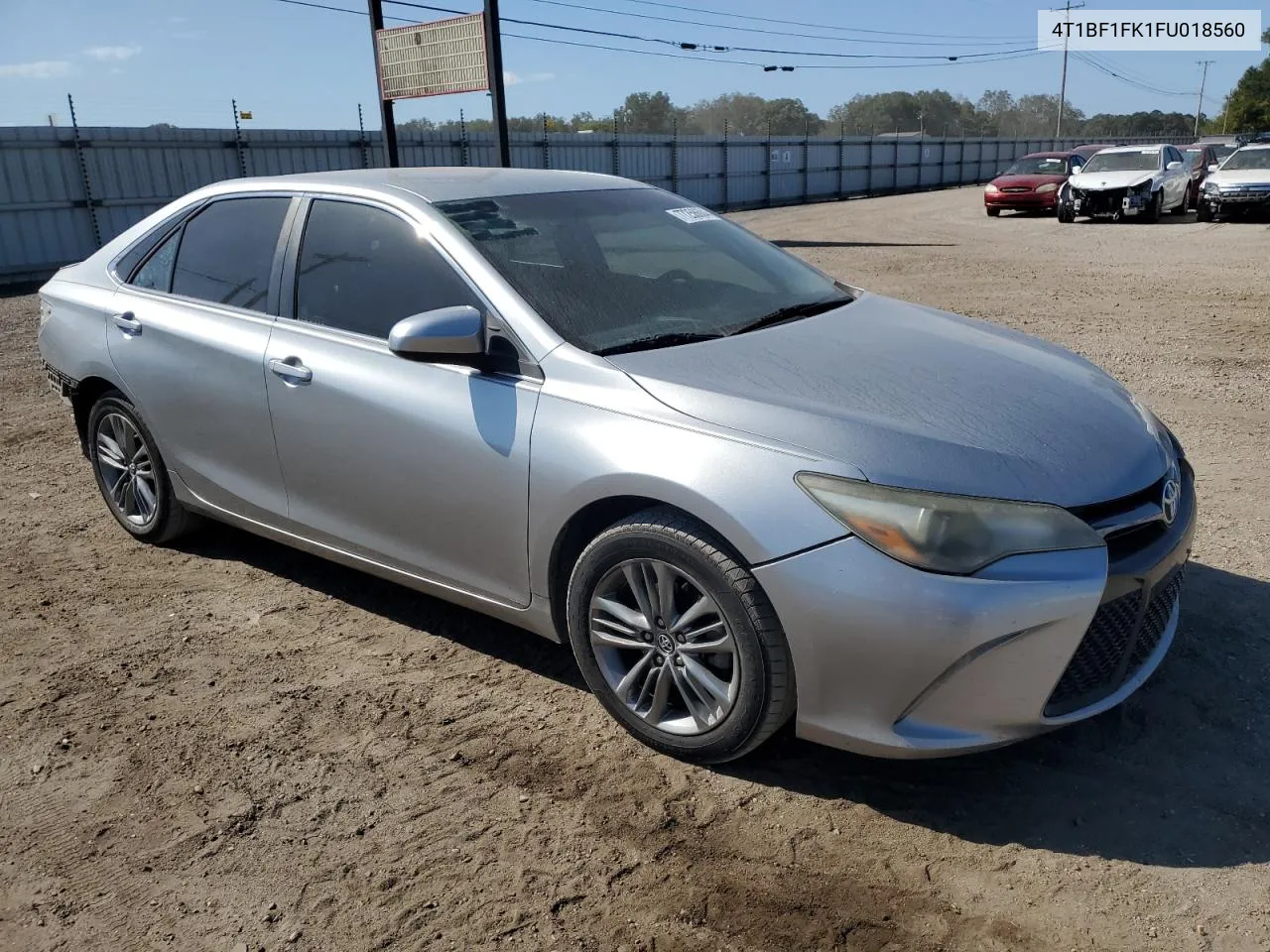 2015 Toyota Camry Le VIN: 4T1BF1FK1FU018560 Lot: 77258604