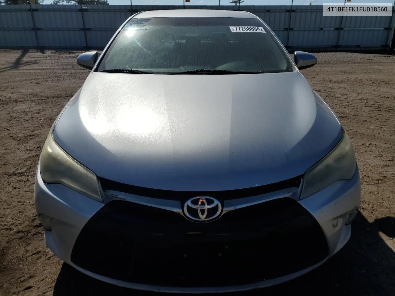 2015 Toyota Camry Le VIN: 4T1BF1FK1FU018560 Lot: 77258604