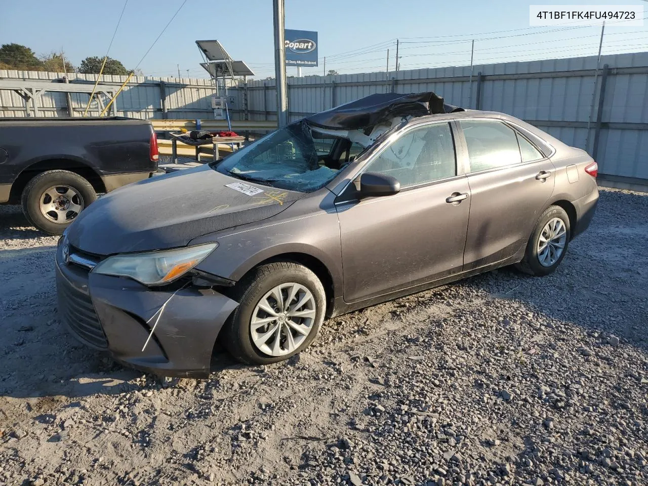 2015 Toyota Camry Le VIN: 4T1BF1FK4FU494723 Lot: 77442874