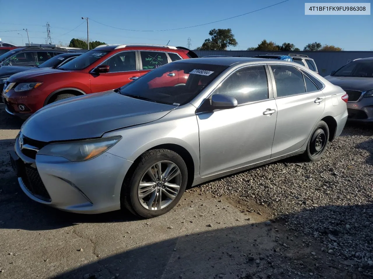 2015 Toyota Camry Le VIN: 4T1BF1FK9FU986308 Lot: 77449244