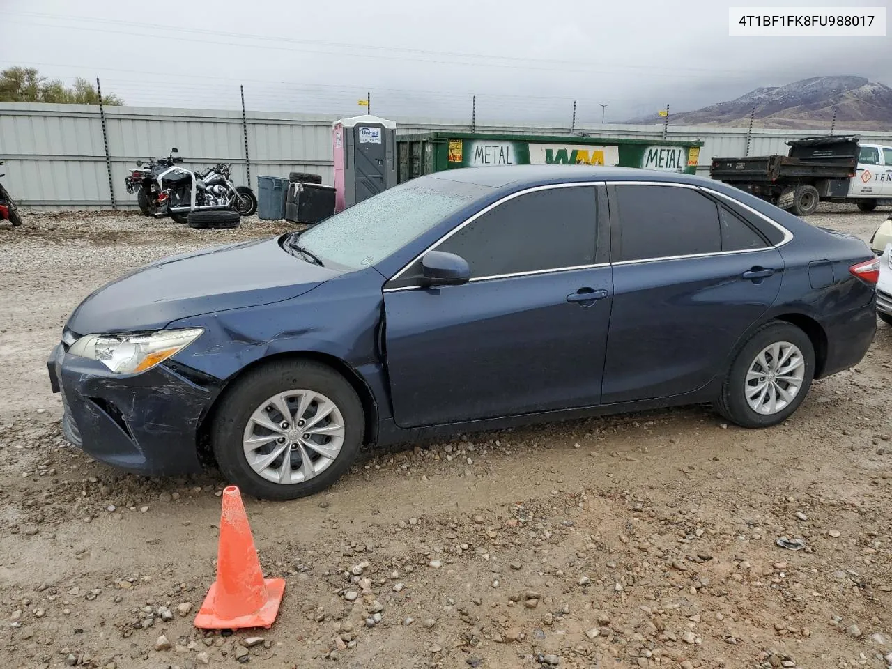 2015 Toyota Camry Le VIN: 4T1BF1FK8FU988017 Lot: 77484124