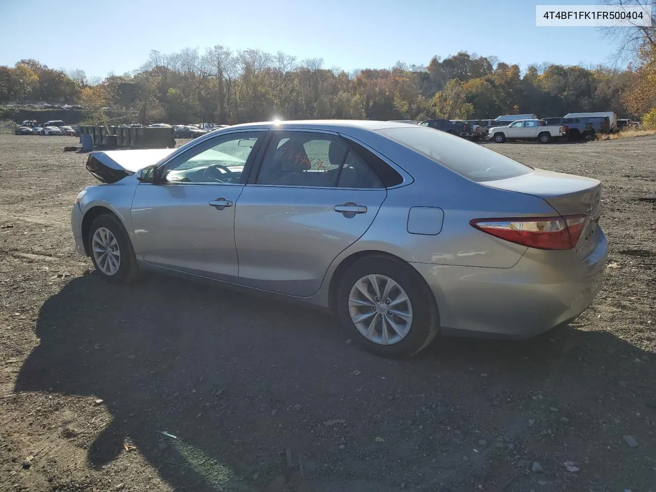 2015 Toyota Camry Le VIN: 4T4BF1FK1FR500404 Lot: 77694874