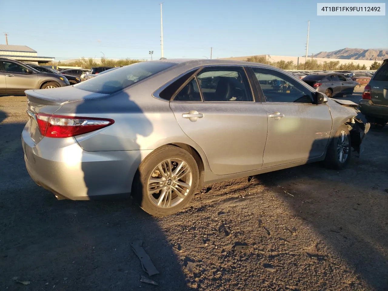 2015 Toyota Camry Le VIN: 4T1BF1FK9FU112492 Lot: 77903904