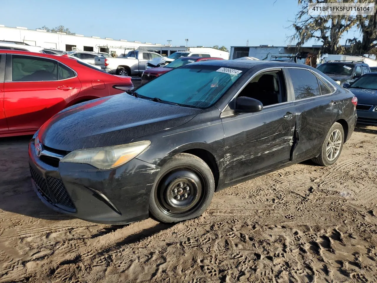 2015 Toyota Camry Le VIN: 4T1BF1FK5FU116104 Lot: 78066314