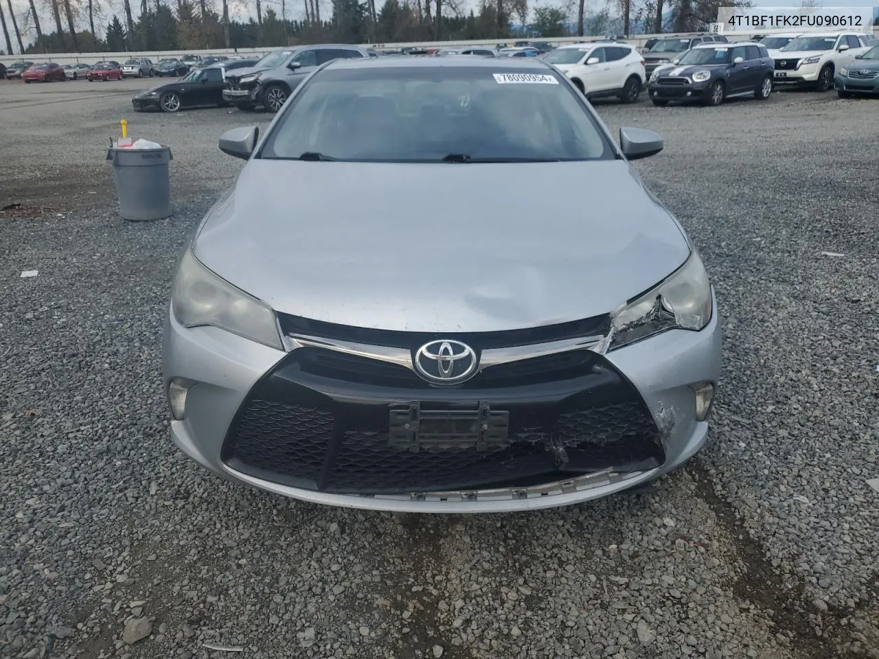 2015 Toyota Camry Le VIN: 4T1BF1FK2FU090612 Lot: 78090954