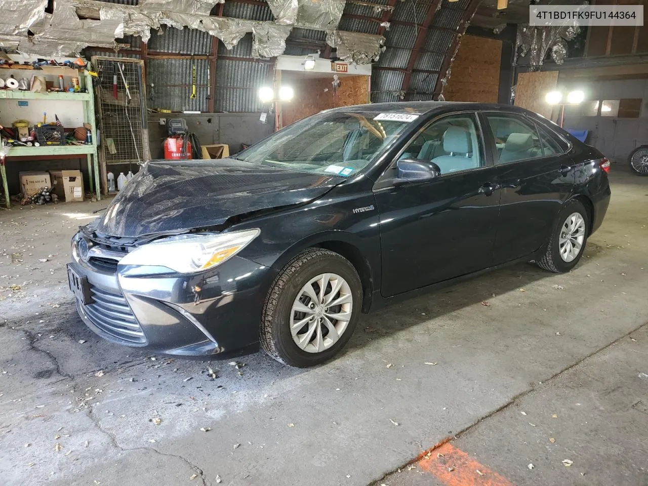 2015 Toyota Camry Hybrid VIN: 4T1BD1FK9FU144364 Lot: 78151624