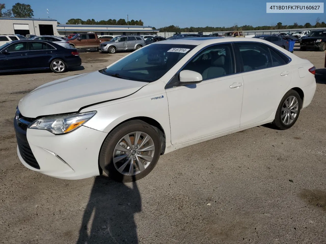 2015 Toyota Camry Hybrid VIN: 4T1BD1FK7FU160627 Lot: 78187014