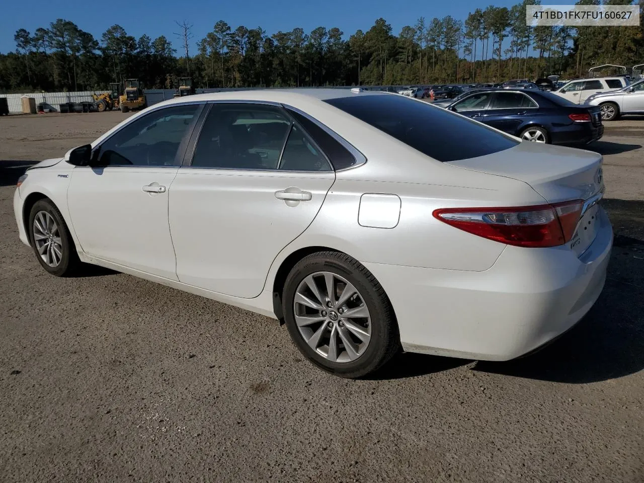 2015 Toyota Camry Hybrid VIN: 4T1BD1FK7FU160627 Lot: 78187014