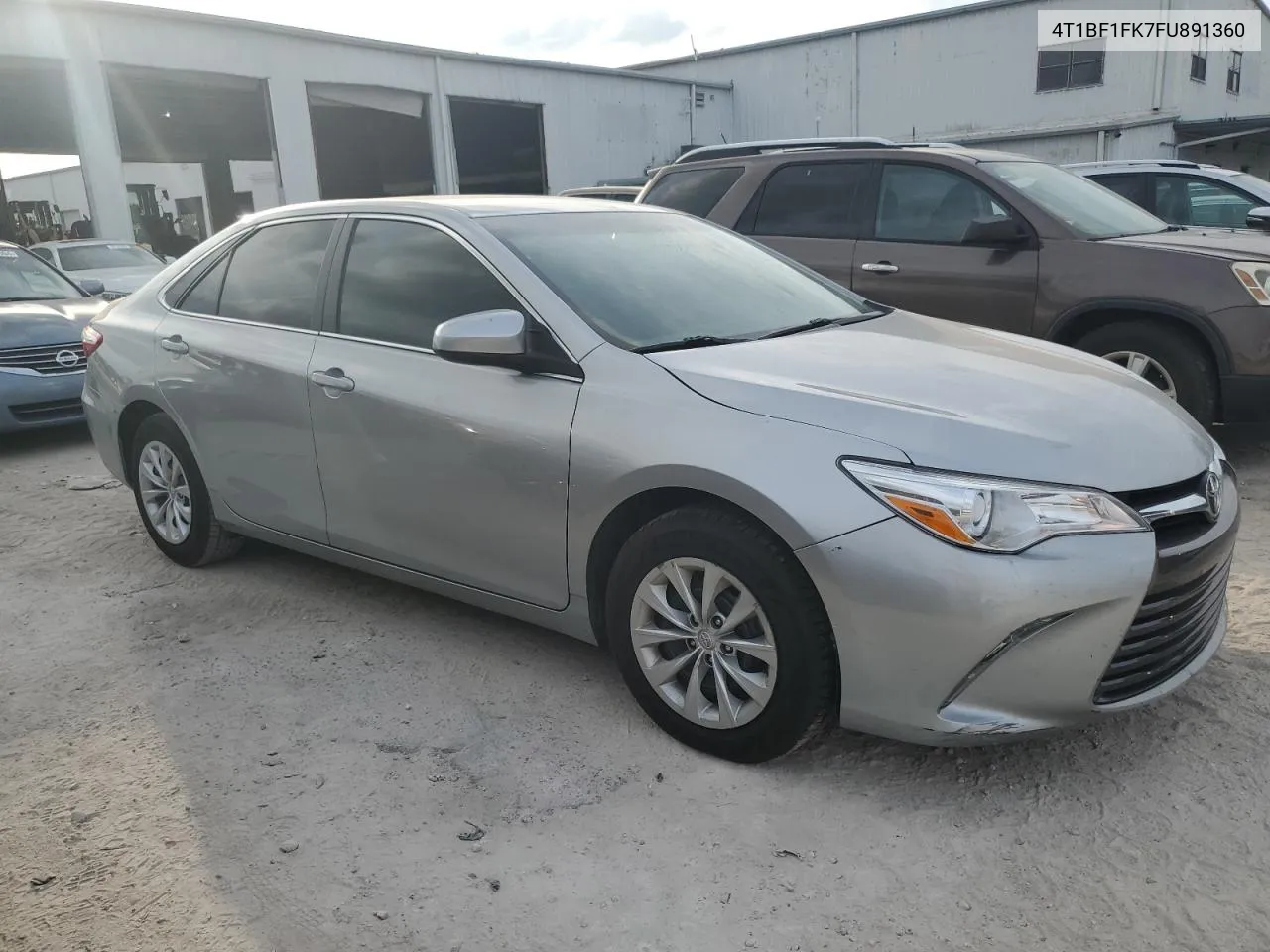 2015 Toyota Camry Le VIN: 4T1BF1FK7FU891360 Lot: 78250464