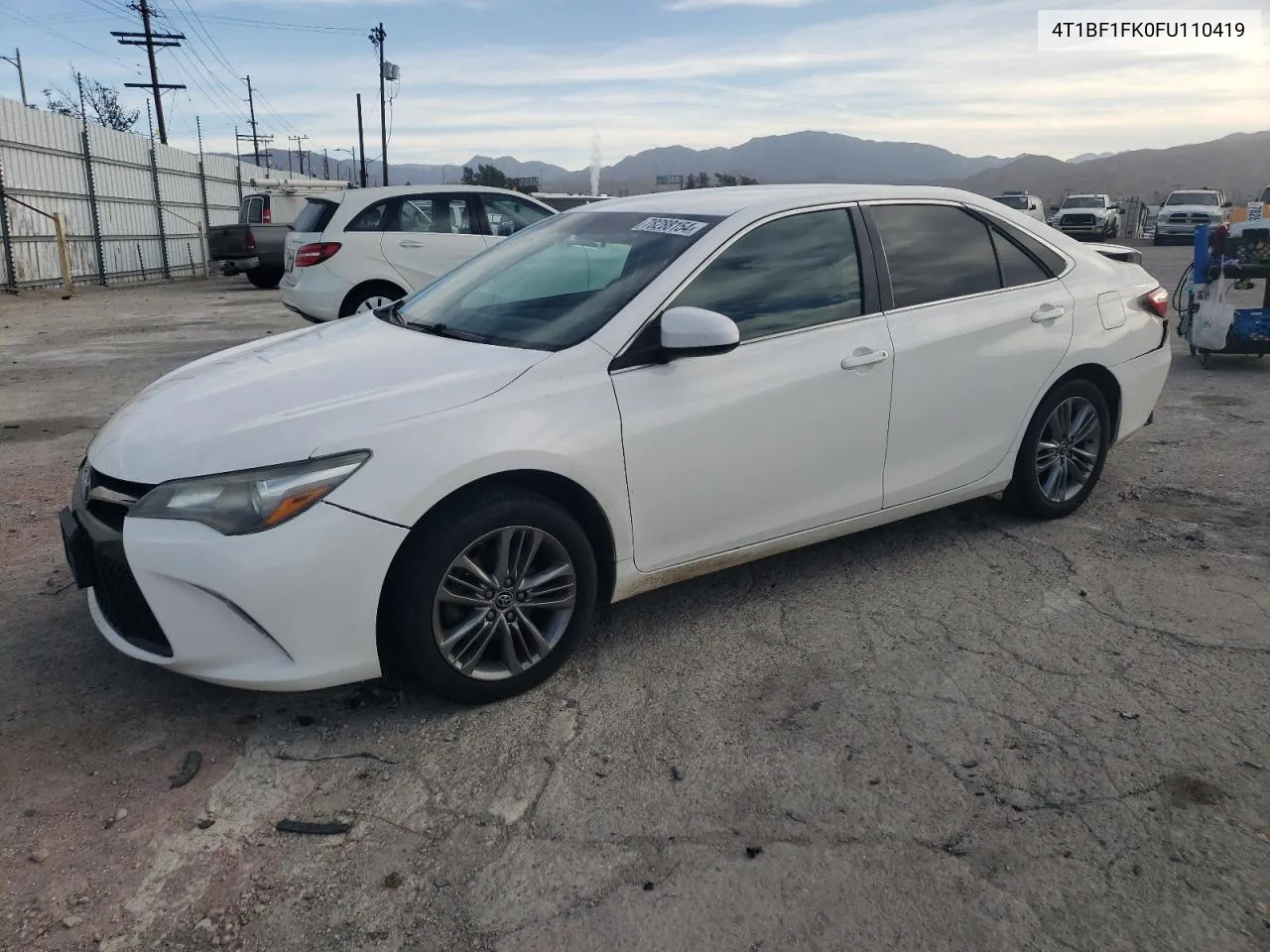 2015 Toyota Camry Le VIN: 4T1BF1FK0FU110419 Lot: 78288154