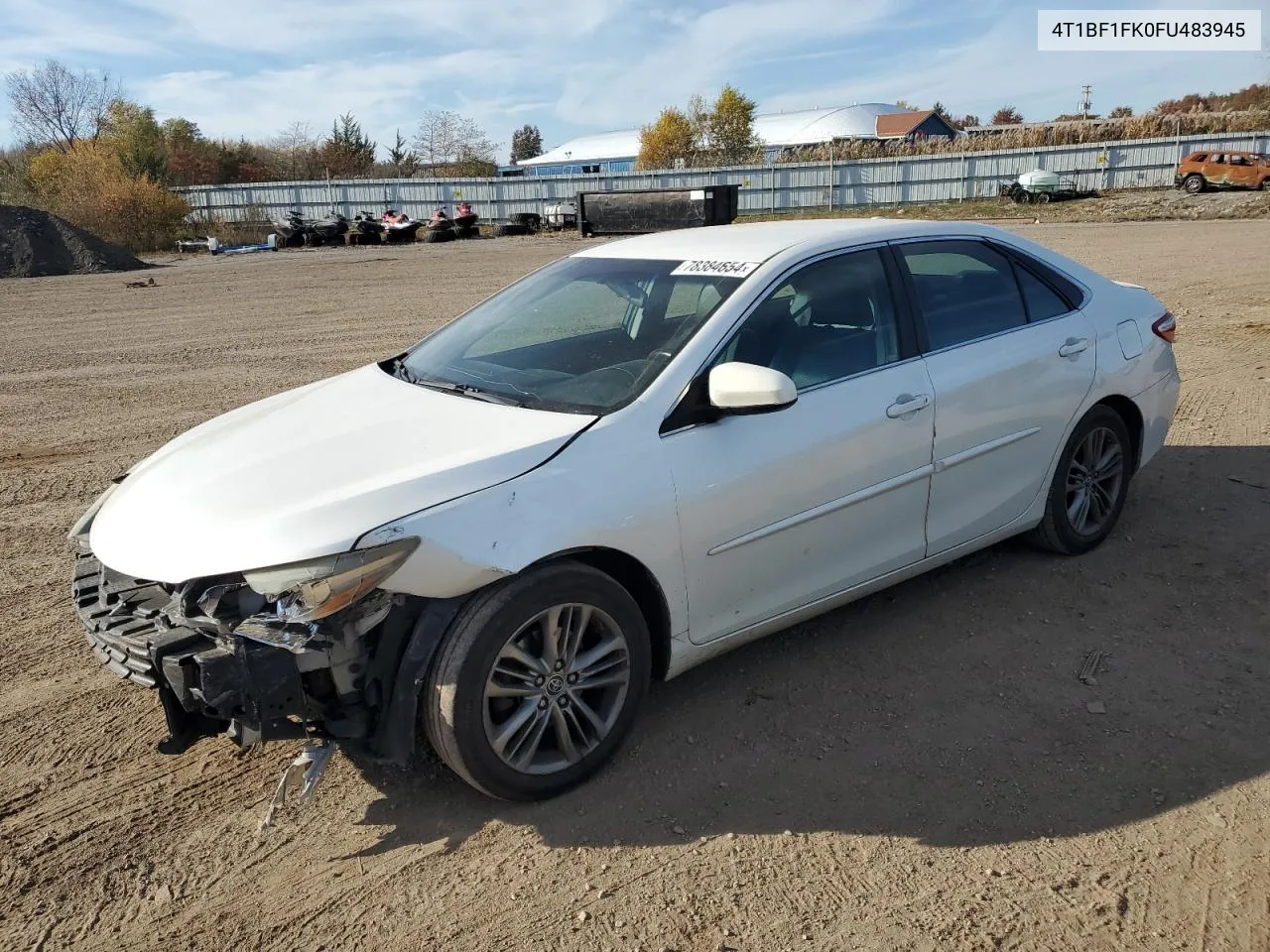 2015 Toyota Camry Le VIN: 4T1BF1FK0FU483945 Lot: 78384654