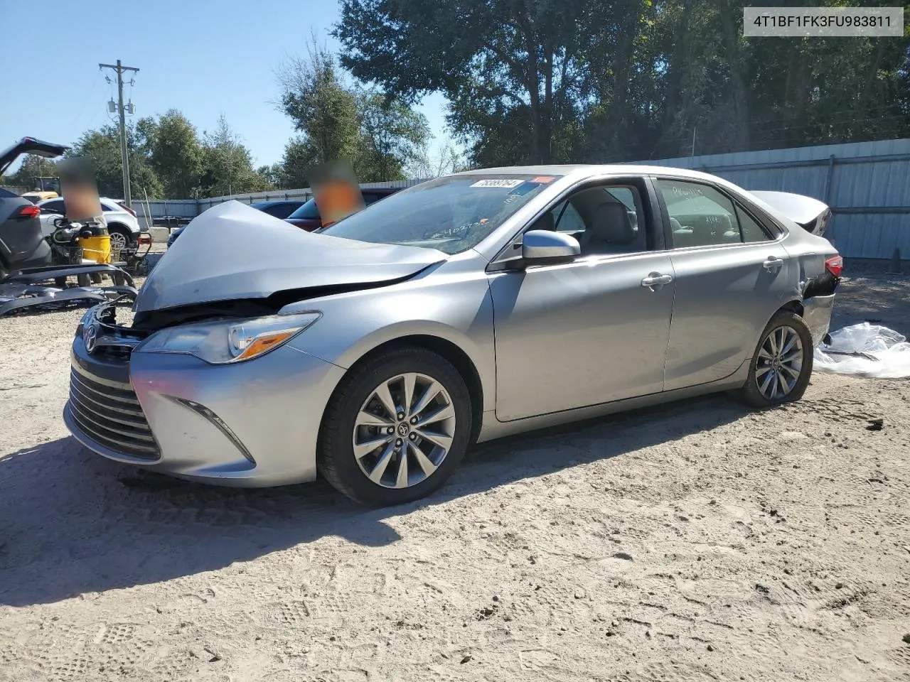 2015 Toyota Camry Le VIN: 4T1BF1FK3FU983811 Lot: 78389764