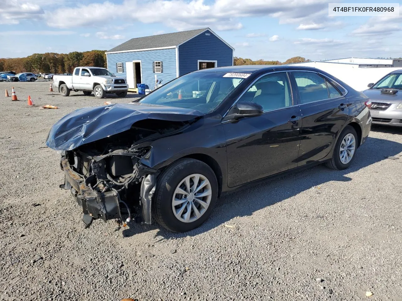 2015 Toyota Camry Le VIN: 4T4BF1FK0FR480968 Lot: 78390684