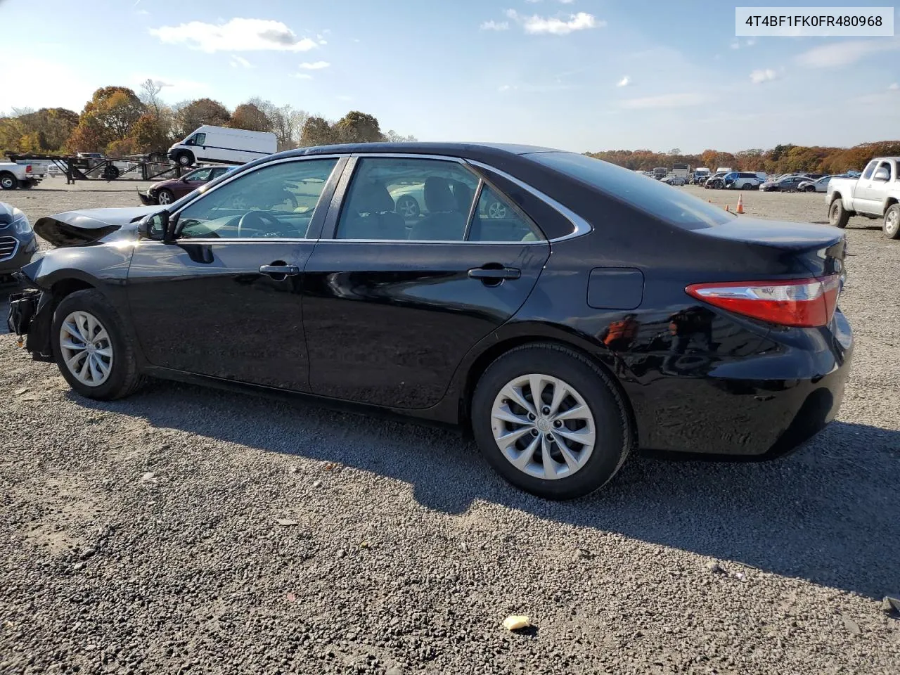 2015 Toyota Camry Le VIN: 4T4BF1FK0FR480968 Lot: 78390684