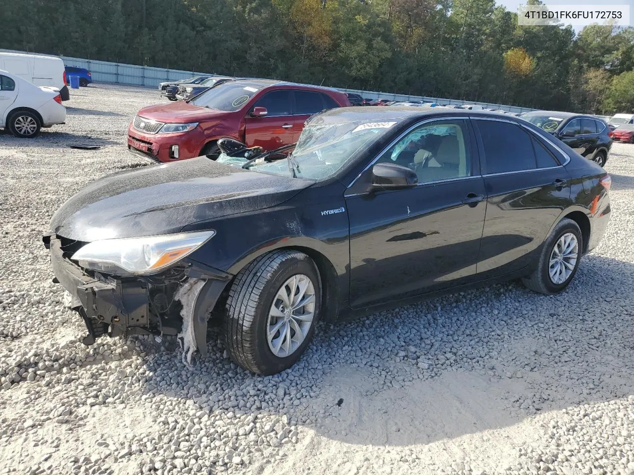 2015 Toyota Camry Hybrid VIN: 4T1BD1FK6FU172753 Lot: 78643664