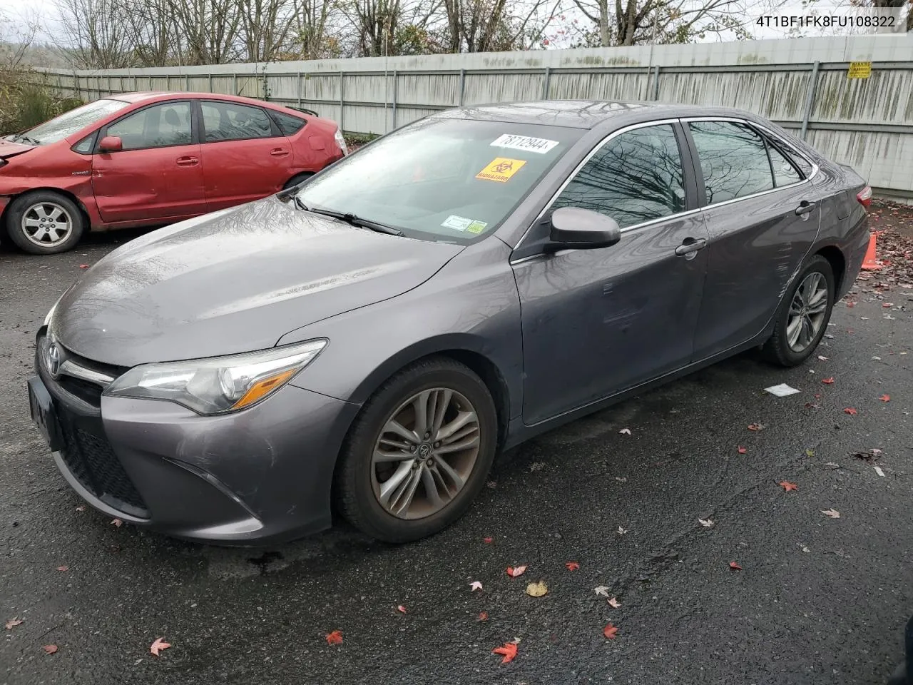 2015 Toyota Camry Le VIN: 4T1BF1FK8FU108322 Lot: 78712944