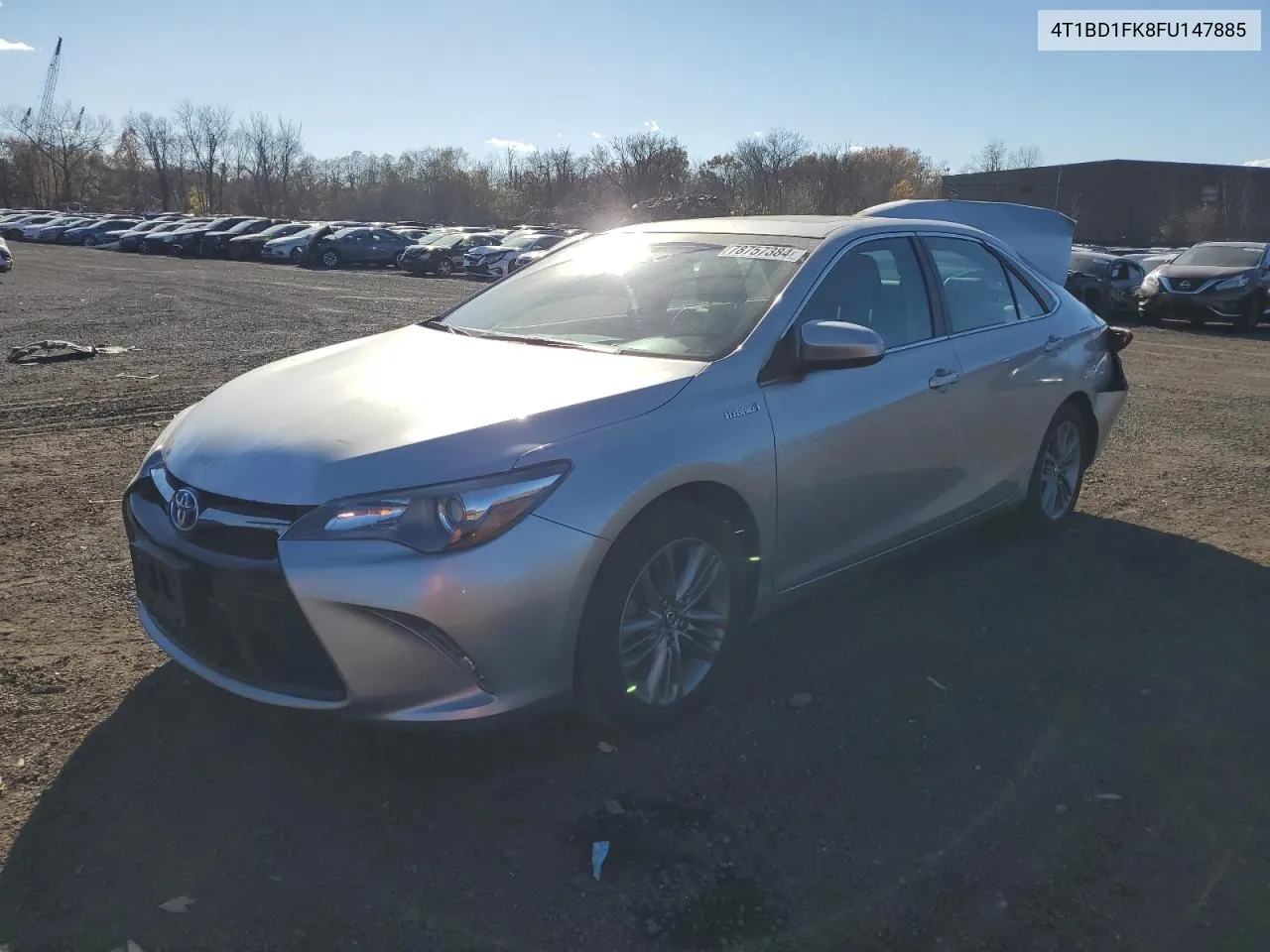 2015 Toyota Camry Hybrid VIN: 4T1BD1FK8FU147885 Lot: 78757384