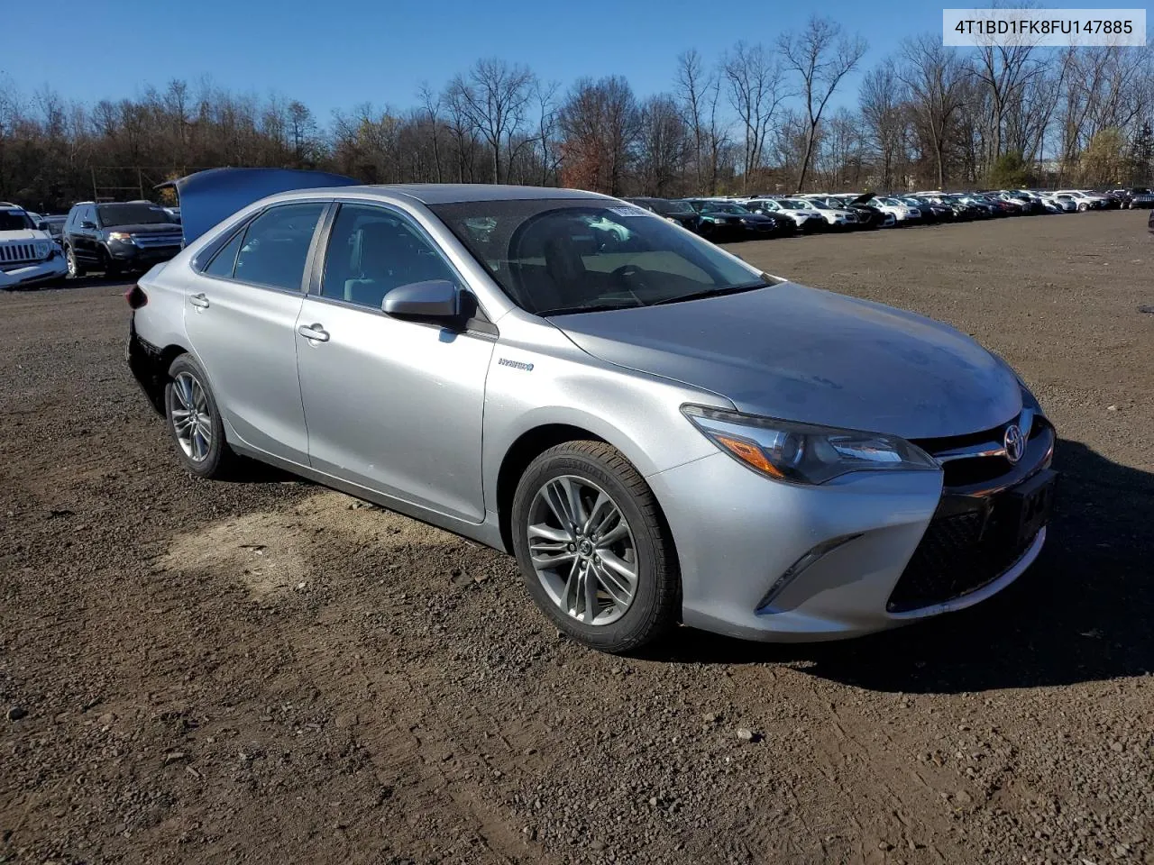 2015 Toyota Camry Hybrid VIN: 4T1BD1FK8FU147885 Lot: 78757384