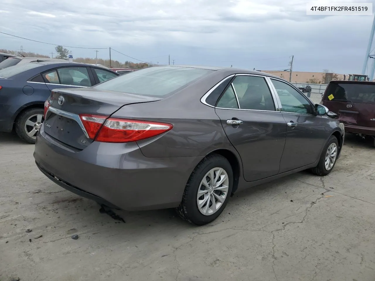 2015 Toyota Camry Le VIN: 4T4BF1FK2FR451519 Lot: 78867954