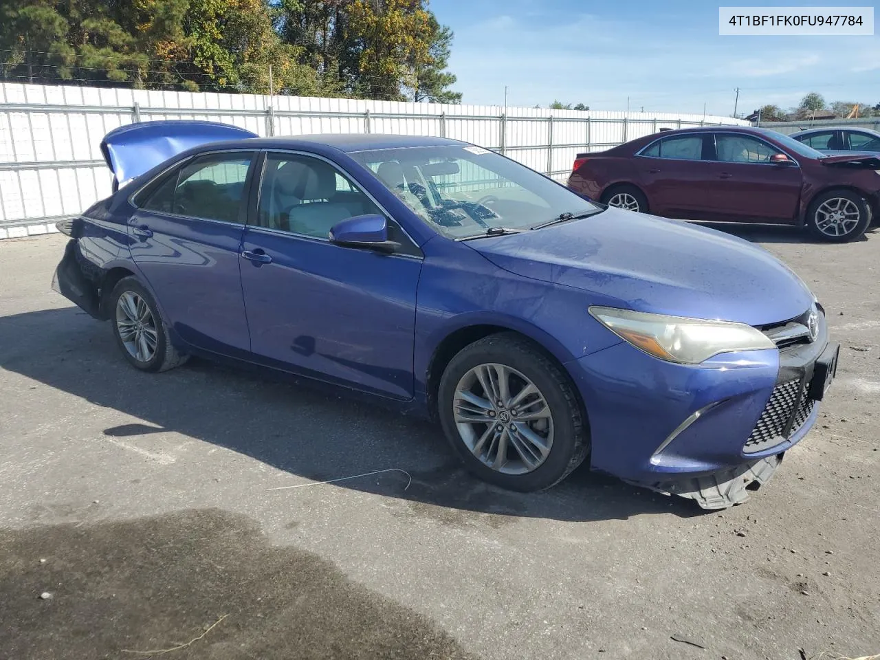 2015 Toyota Camry Le VIN: 4T1BF1FK0FU947784 Lot: 78880854