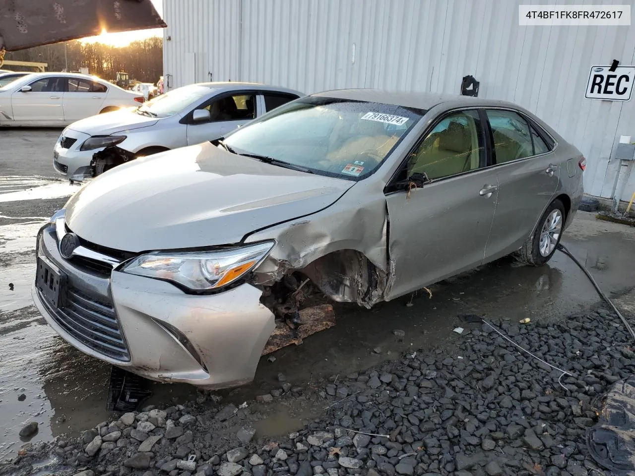 2015 Toyota Camry Le VIN: 4T4BF1FK8FR472617 Lot: 79166374