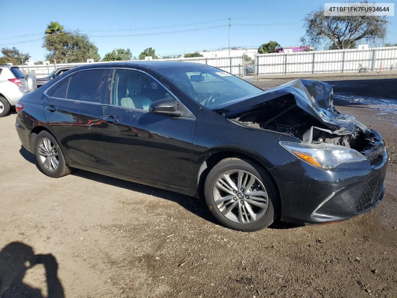 2015 Toyota Camry Le VIN: 4T1BF1FK7FU934644 Lot: 79499574