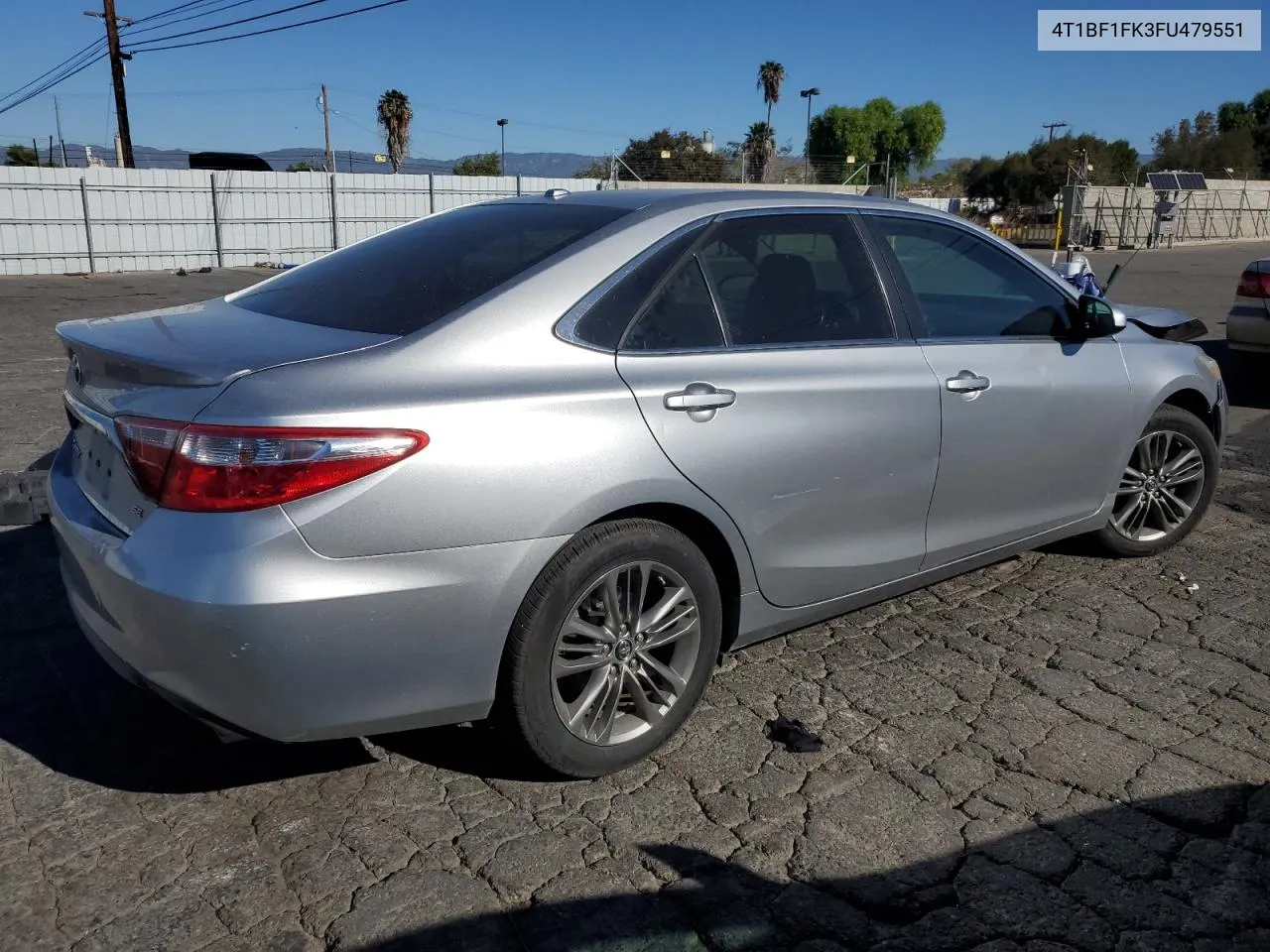 2015 Toyota Camry Le VIN: 4T1BF1FK3FU479551 Lot: 79697914