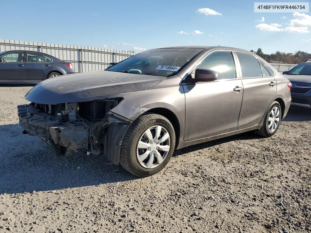 2015 Toyota Camry Le VIN: 4T4BF1FK9FR446754 Lot: 79718664