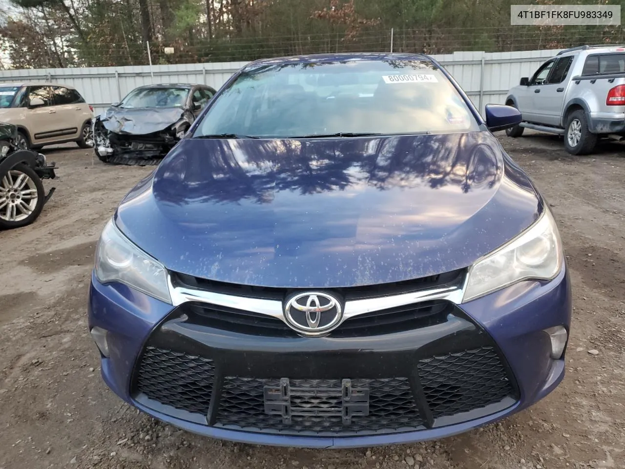 2015 Toyota Camry Le VIN: 4T1BF1FK8FU983349 Lot: 80000794