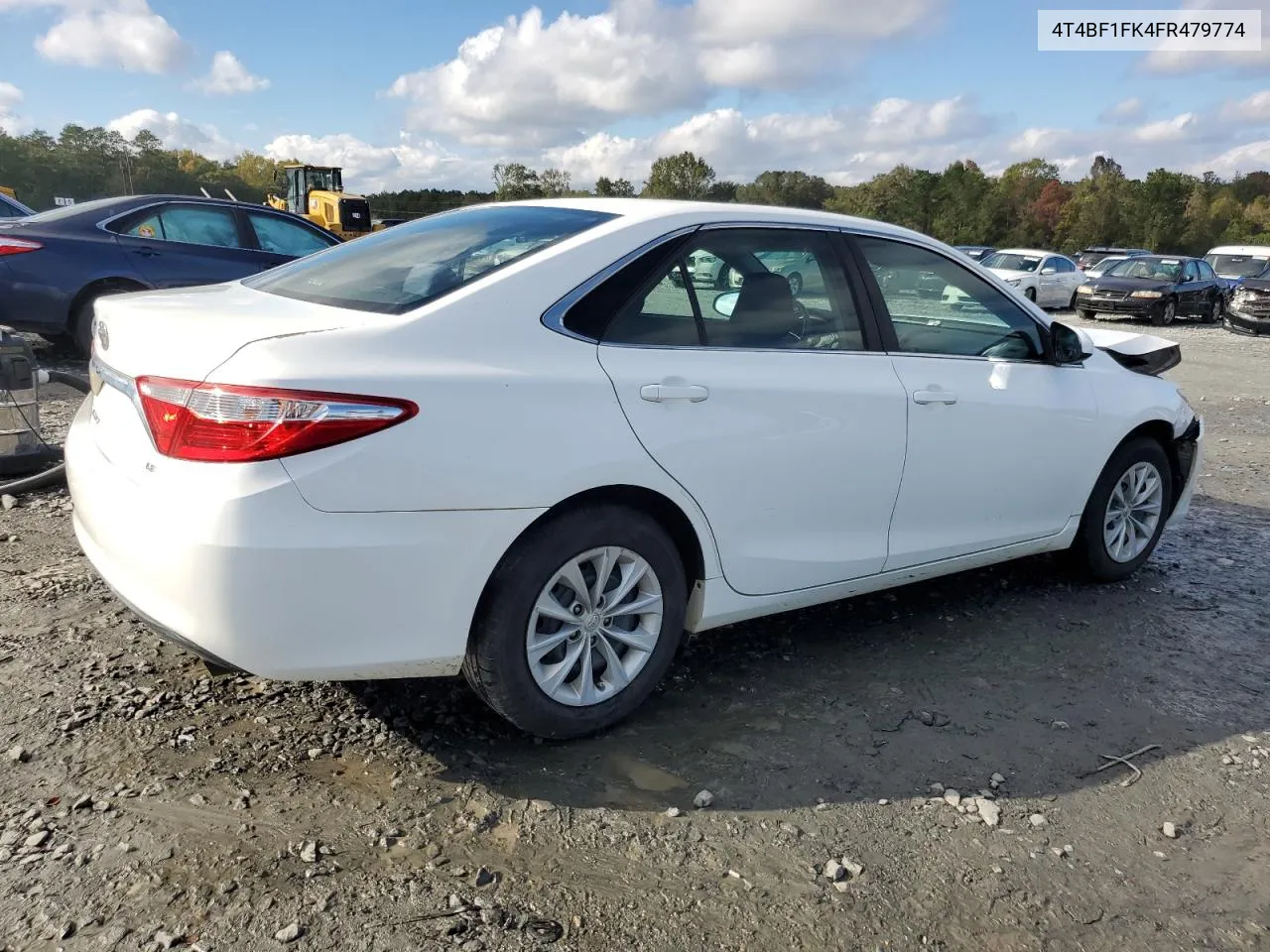 2015 Toyota Camry Le VIN: 4T4BF1FK4FR479774 Lot: 80215934