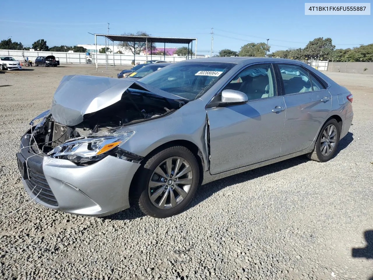 2015 Toyota Camry Xse VIN: 4T1BK1FK6FU555887 Lot: 80288064