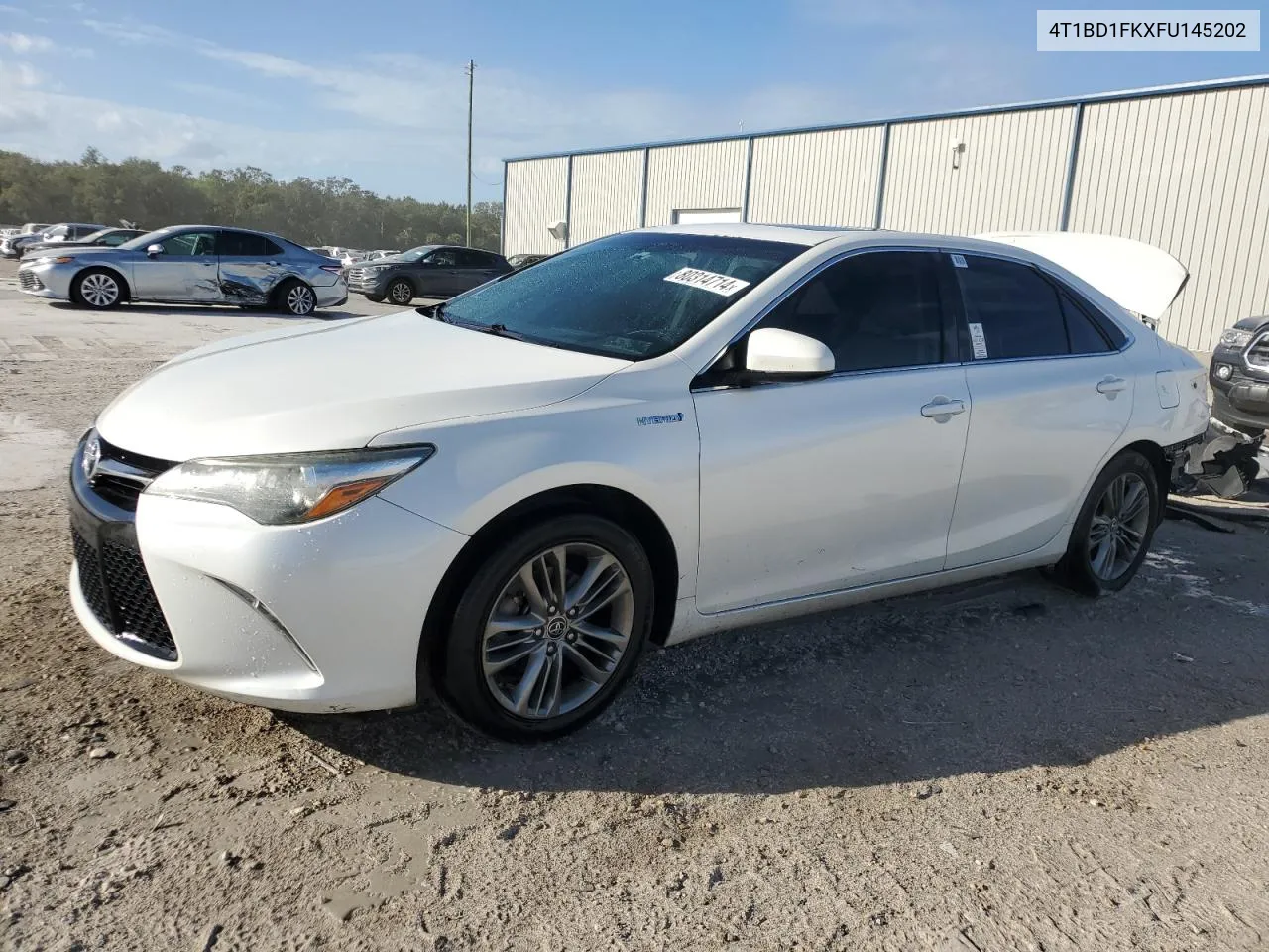 2015 Toyota Camry Hybrid VIN: 4T1BD1FKXFU145202 Lot: 80314714