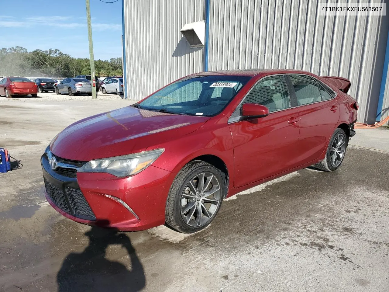 2015 Toyota Camry Xse VIN: 4T1BK1FKXFU563507 Lot: 80538904