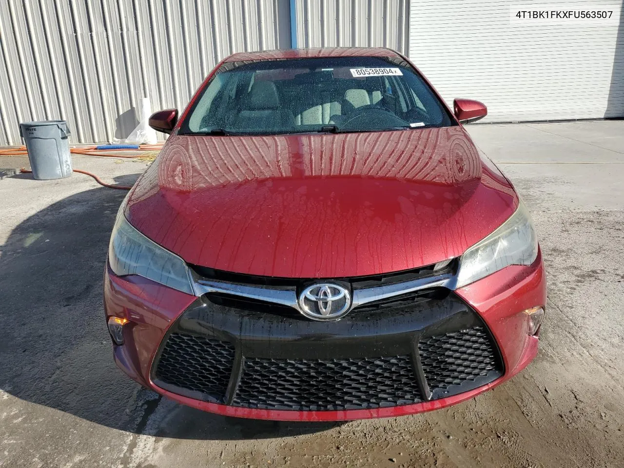 2015 Toyota Camry Xse VIN: 4T1BK1FKXFU563507 Lot: 80538904