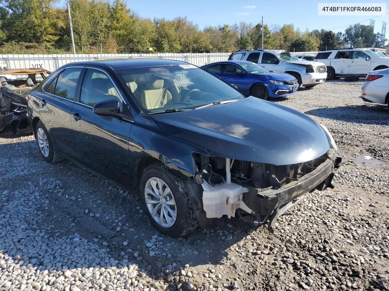 2015 Toyota Camry Le VIN: 4T4BF1FK0FR466083 Lot: 80584074