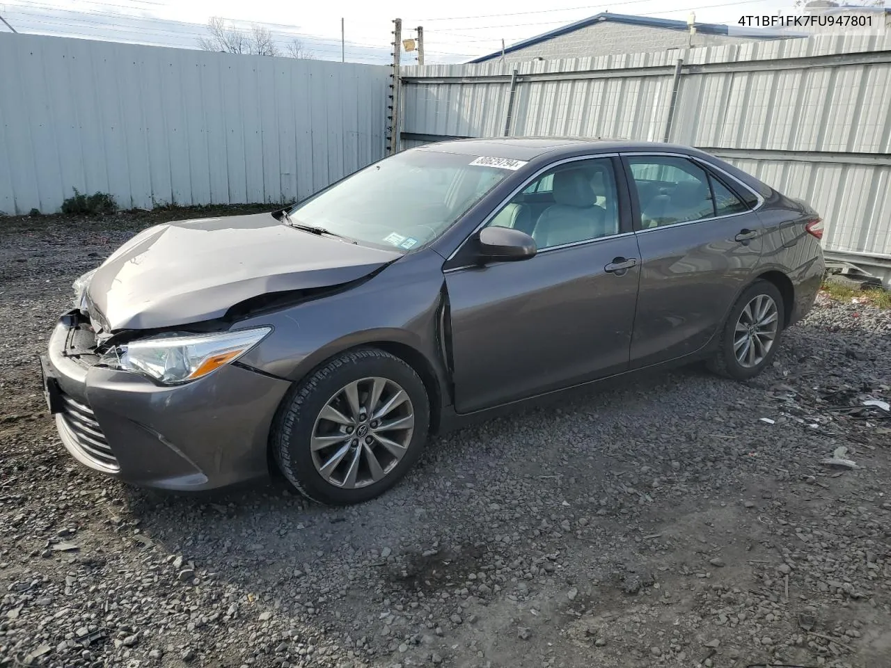 2015 Toyota Camry Le VIN: 4T1BF1FK7FU947801 Lot: 80629794