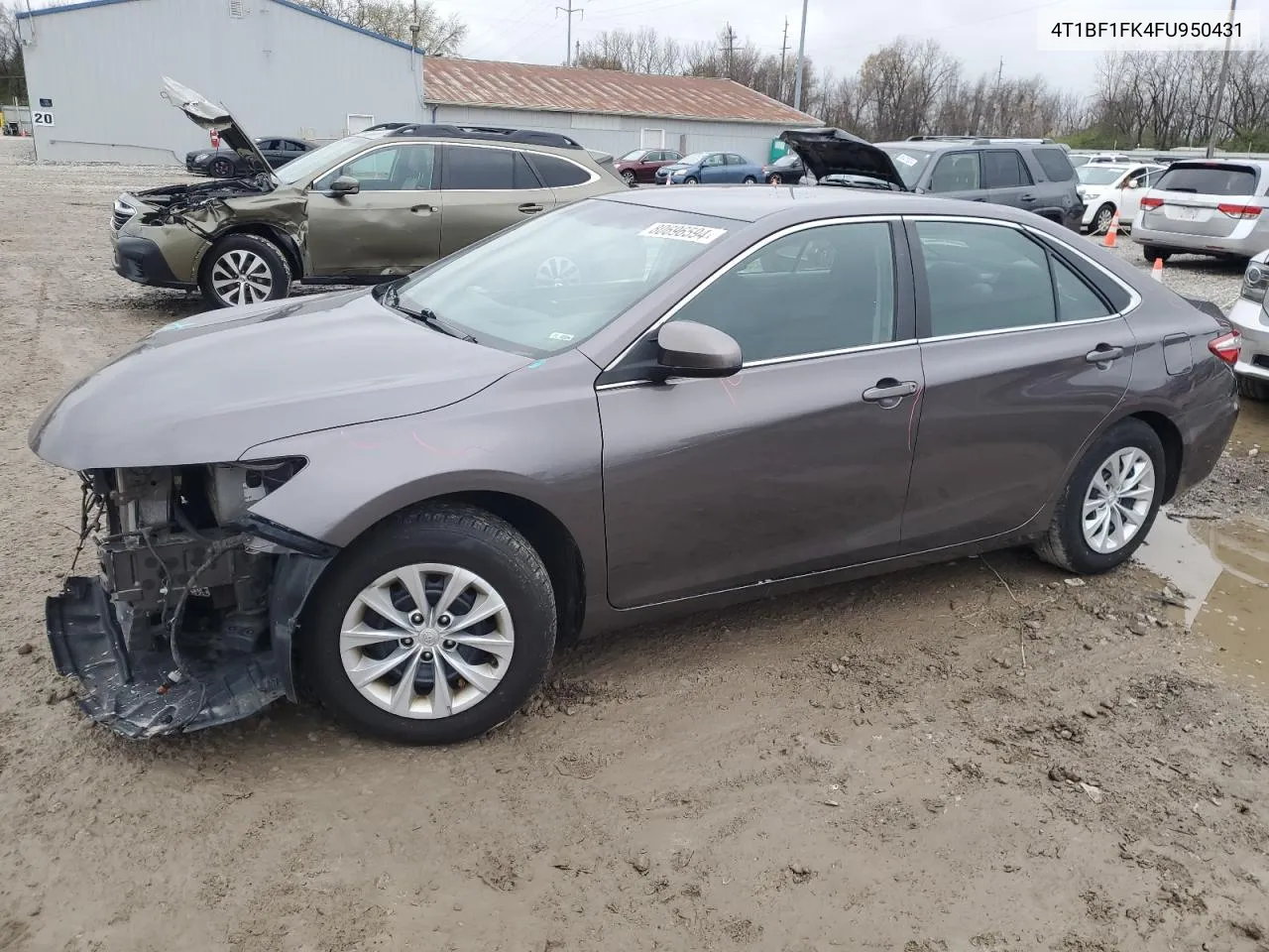 2015 Toyota Camry Le VIN: 4T1BF1FK4FU950431 Lot: 80696594