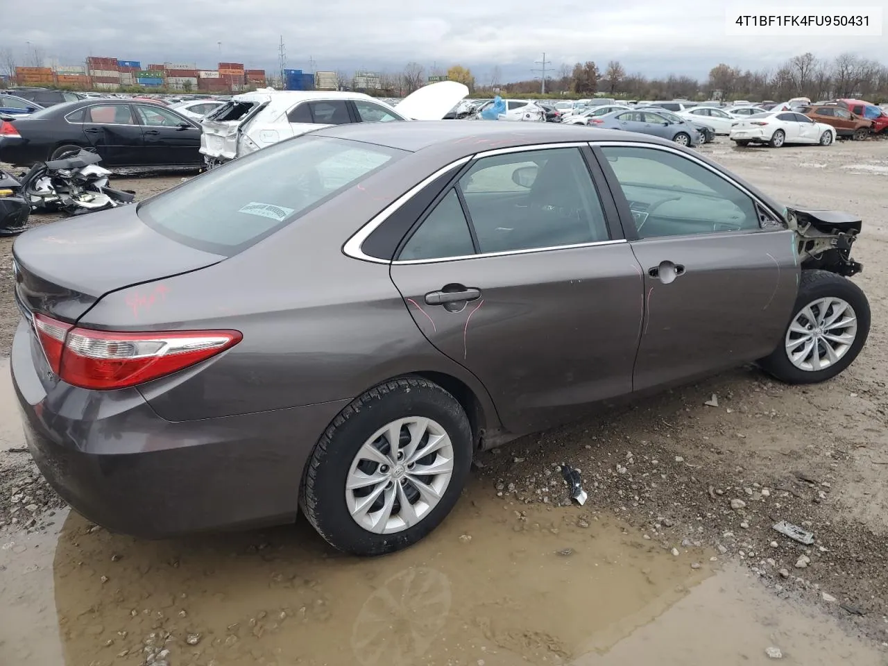 2015 Toyota Camry Le VIN: 4T1BF1FK4FU950431 Lot: 80696594